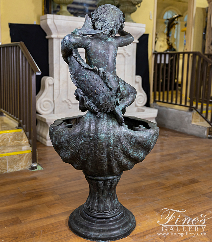 Bronze Fountains  - Ocean Boy Bronze Fountain - BF-240